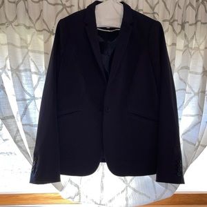 Navy Blue Blazer, Size 8 from the Limited, Like New. Have matching skirt!